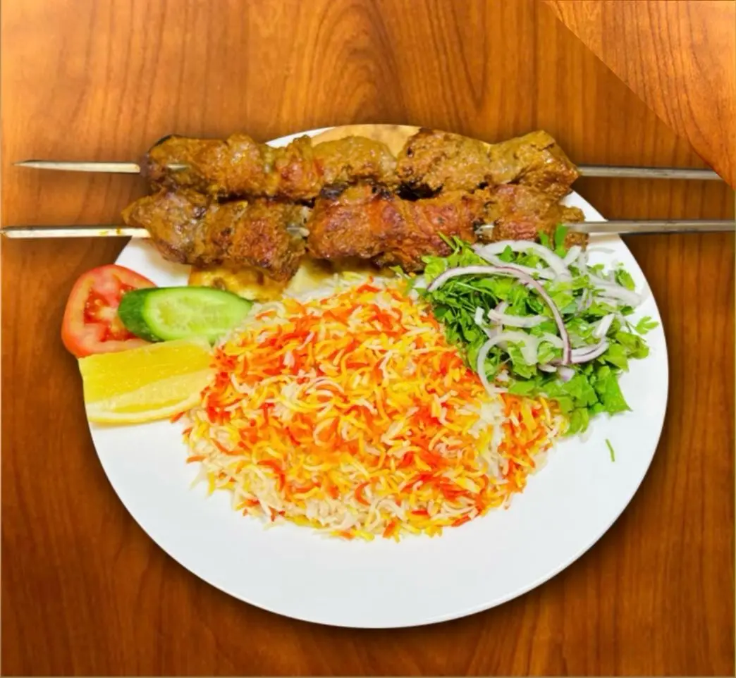 Mutton Boti with Rice